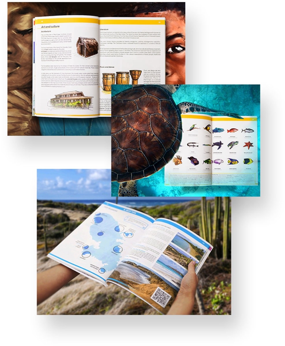 Guidebook MeetMartinique - page previews